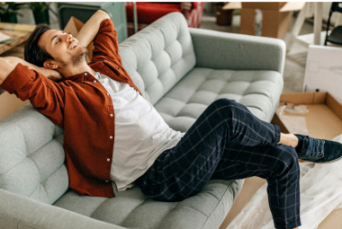 bubble sofa:showcasing its unique bubble-like design and plush cushions